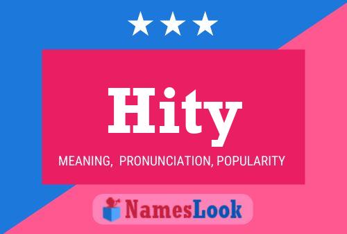 Hity Name Poster