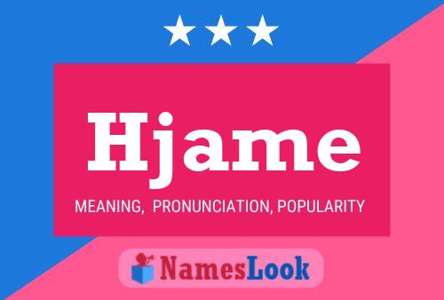 Hjame Name Poster