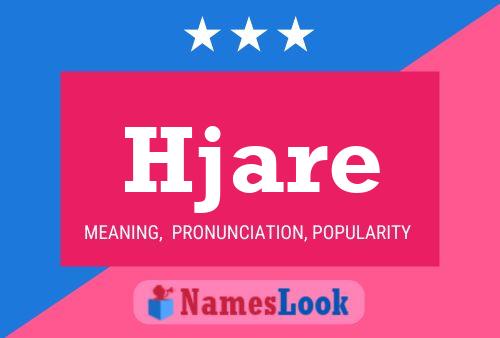 Hjare Name Poster