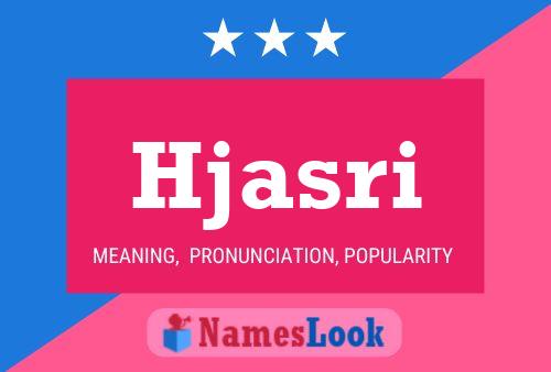 Hjasri Name Poster