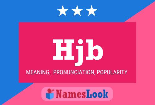 Hjb Name Poster