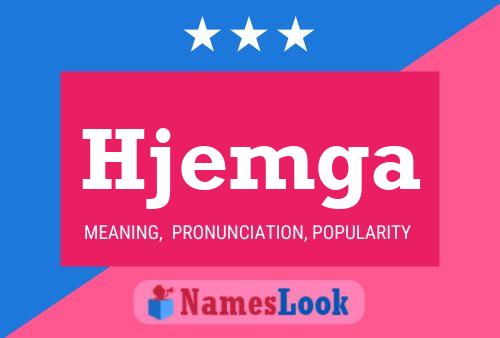 Hjemga Name Poster