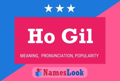 Ho Gil Name Poster