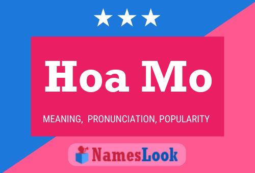 Hoa Mo Name Poster