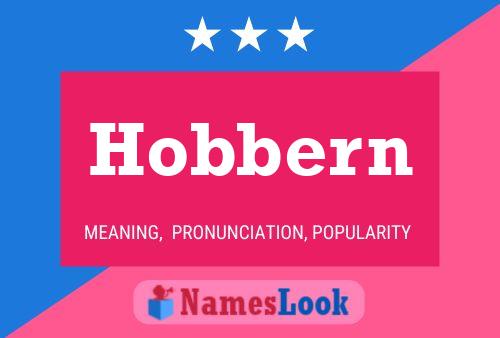 Hobbern Name Poster