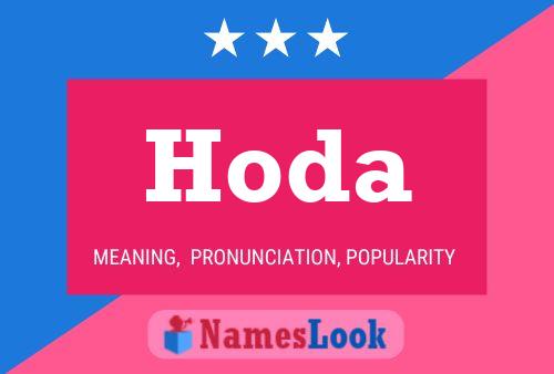 Hoda Name Poster