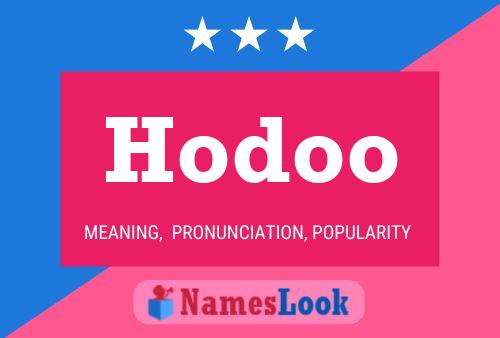 Hodoo Name Poster