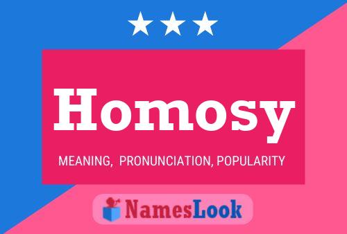 Homosy Name Poster