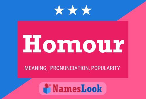 Homour Name Poster