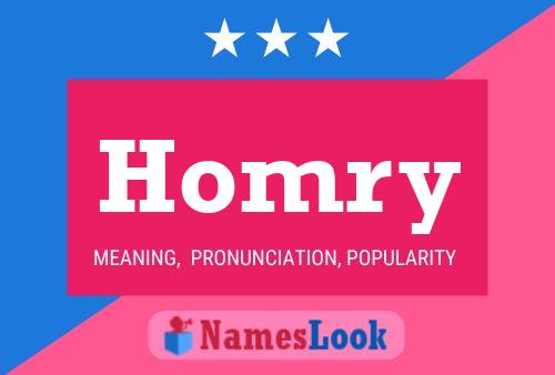 Homry Name Poster