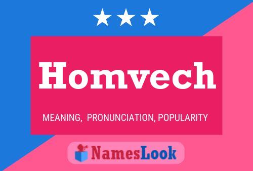 Homvech Name Poster