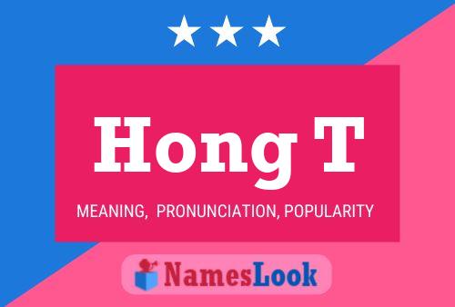 Hong T Name Poster