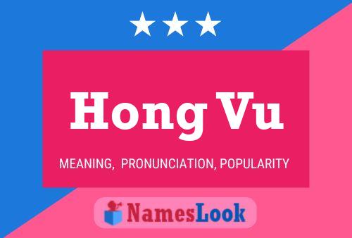 Hong Vu Name Poster