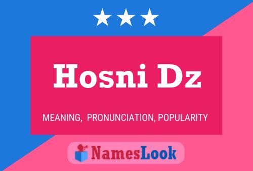 Hosni Dz Name Poster