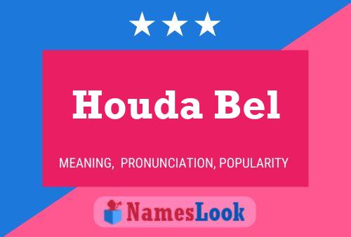 Houda Bel Name Poster