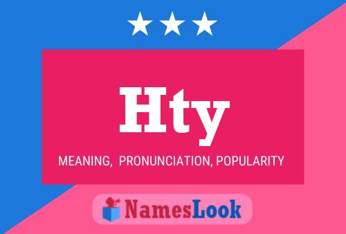 Hty Name Poster