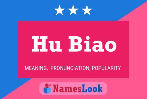 Hu Biao Name Poster