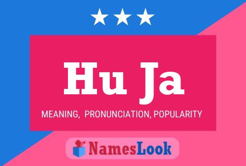 Hu Ja Name Poster