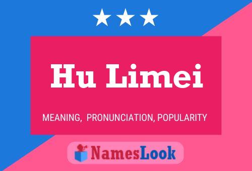 Hu Limei Name Poster