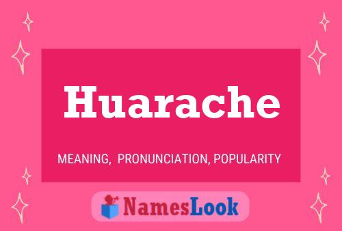 huarache meaning