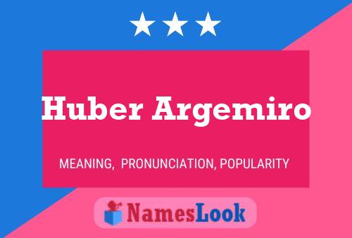 Huber Argemiro Name Poster