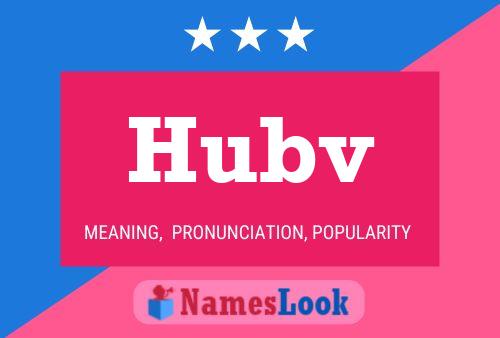 Hubv Name Poster