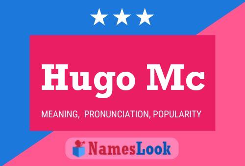 Hugo Mc Name Poster