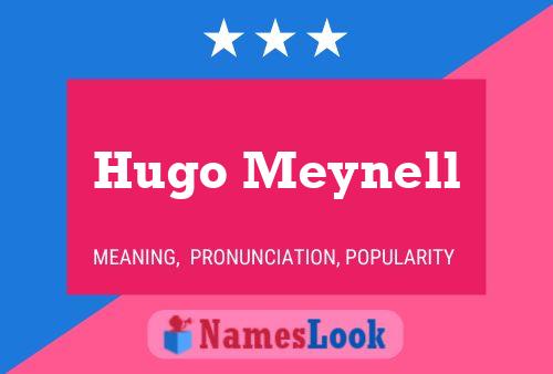 Hugo Meynell Name Poster