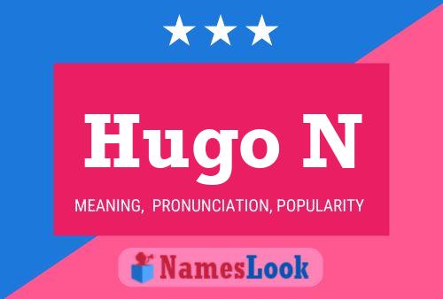 Hugo N Name Poster