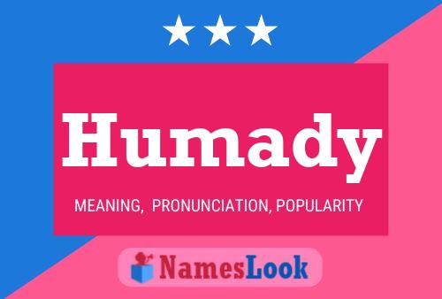 Humady Name Poster