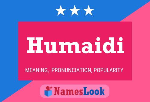 Humaidi Name Poster