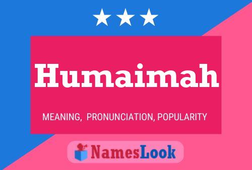 Humaimah Name Poster