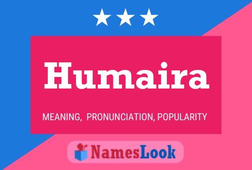 Humaira Name Poster