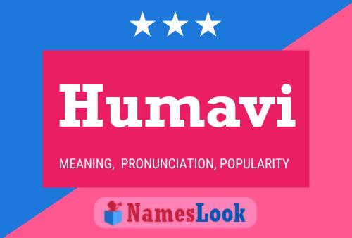 Humavi Name Poster