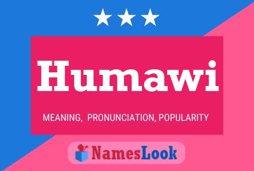 Humawi Name Poster