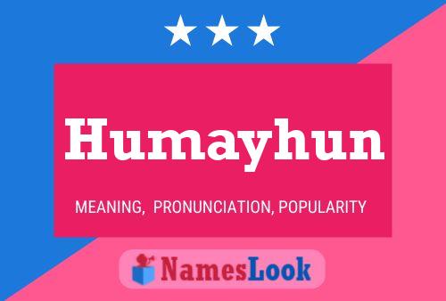 Humayhun Name Poster