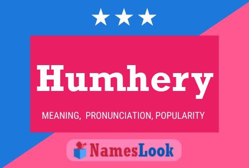 Humhery Name Poster