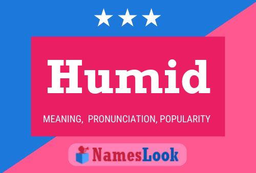 Humid Name Poster