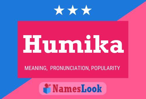 Humika Name Poster