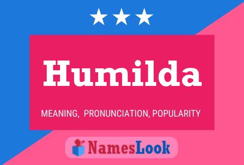 Humilda Name Poster