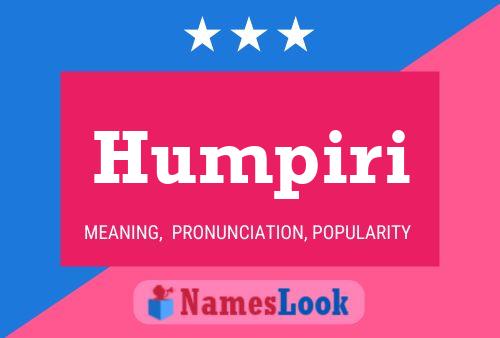 Humpiri Name Poster