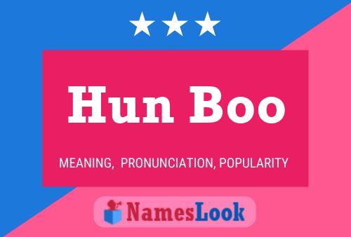 Hun Boo Name Poster