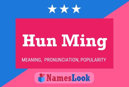 Hun Ming Name Poster