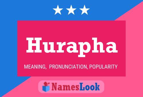 Hurapha Name Poster