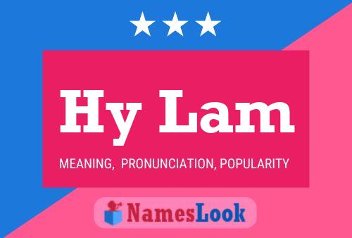 Hy Lam Name Poster