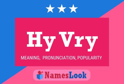 Hy Vry Name Poster