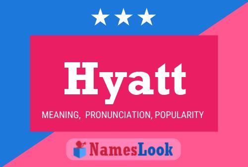 Hyatt Name Poster