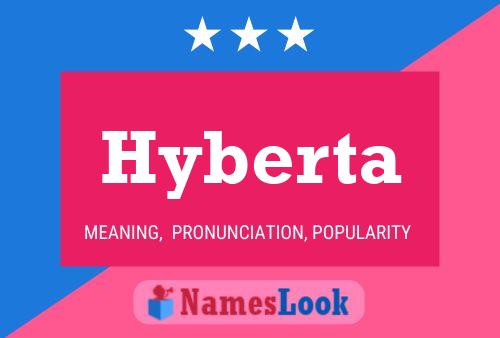 Hyberta Name Poster