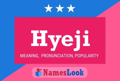 Hyeji Name Poster