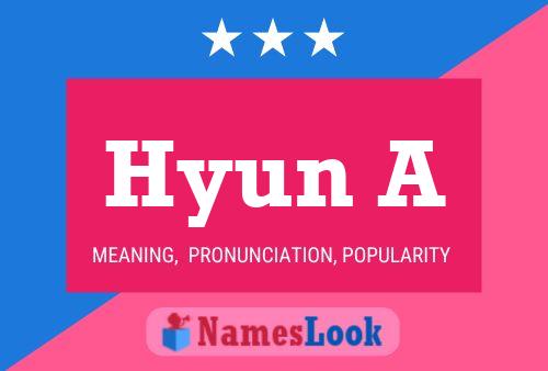 Hyun A Name Poster